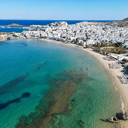 Island Flavor - Naxos Seaview Retreat With Balcony Apartamento